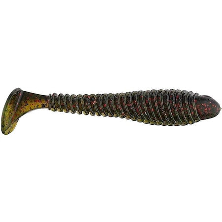 Googan Baits 3.8 in. California Craw Saucy Swimmer Fishing Lure, 7PK GSW-38-CAL